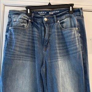 Torrid Flare & Wide Leg Blue Jeans